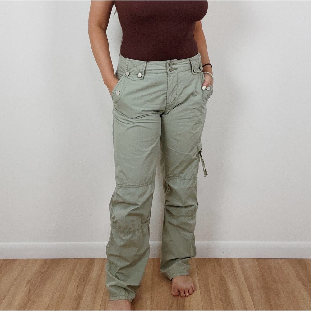 Vintage‎ Y2K Faded Glory Green Cargo Pants